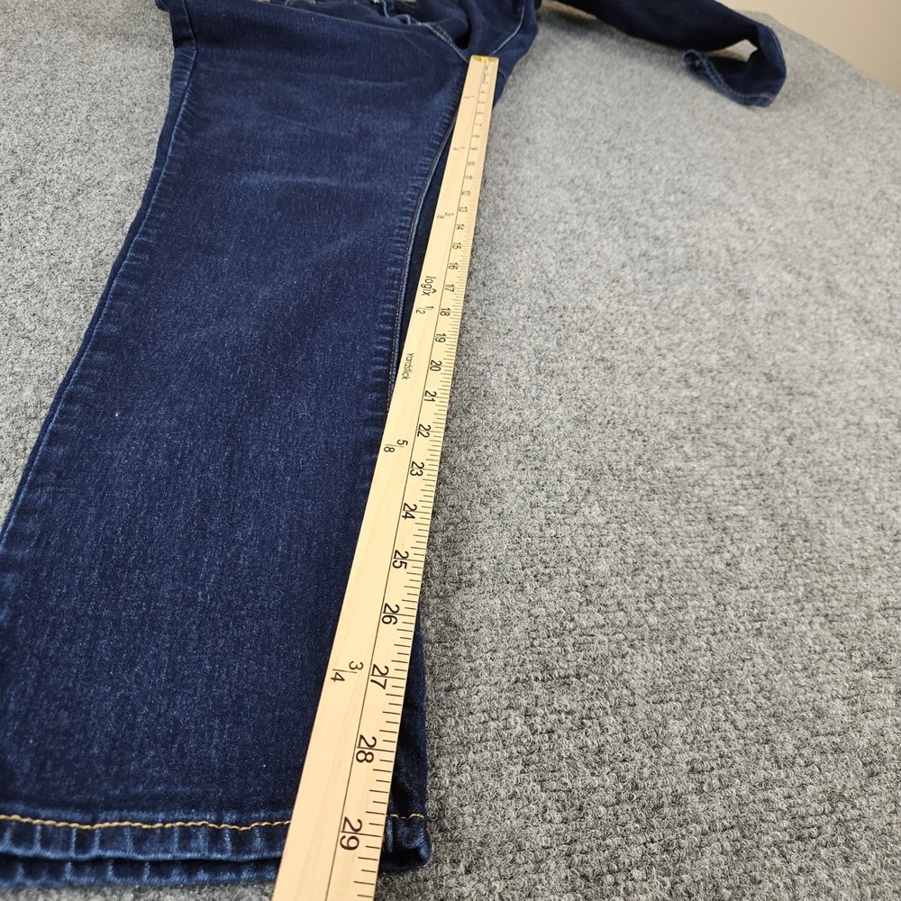 Levis 311 Shaping Skinny Jeans Dark Indigo Blue Denim 19626-0001 Womens 33x30 - Picture 4 of 12